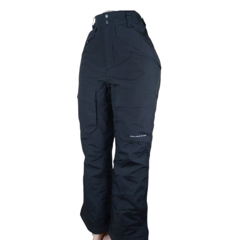 Boulder Gear Women's Black Side Zip Insulated Outdoor Trail Snow Ski Pants Sz M